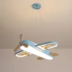 Airplane Shaped Children s Room Pendant Light LED Chandelier tag1