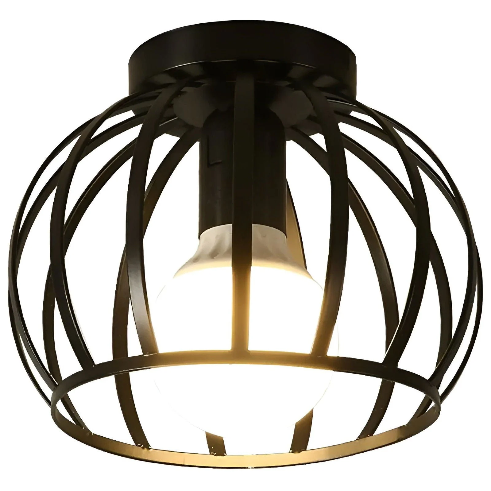 AisleShine Ceiling Light - Geometric Light made of Black Iron -  - #tag1#