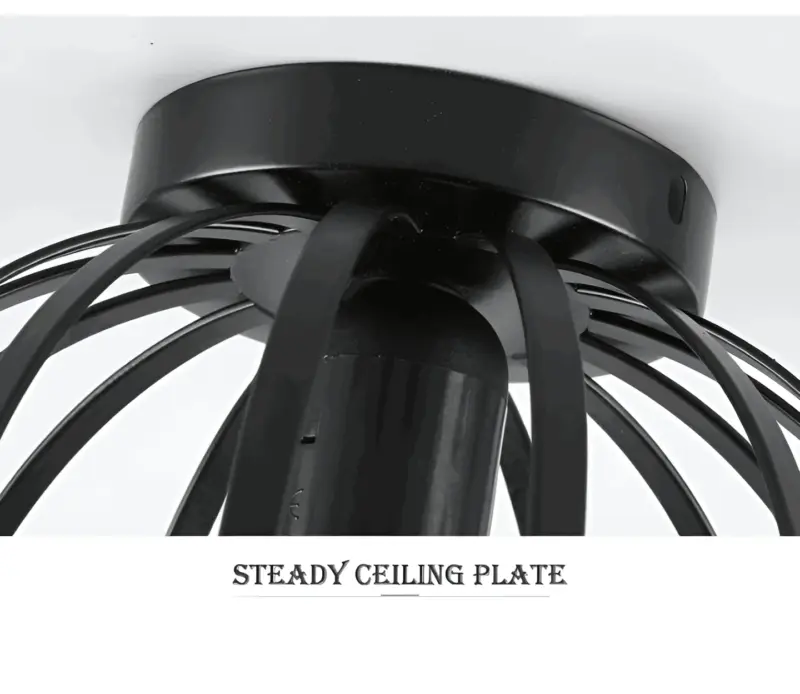 AisleShine Ceiling Light Geometric Light made of Black Iron tag1