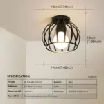 AisleShine_Ceiling_Light_-_Geometric_Light_made_of_Black_Iron_-_-_tag1_-4127600 AisleShine Ceiling Light Geometric Light made of Black Iron tag1