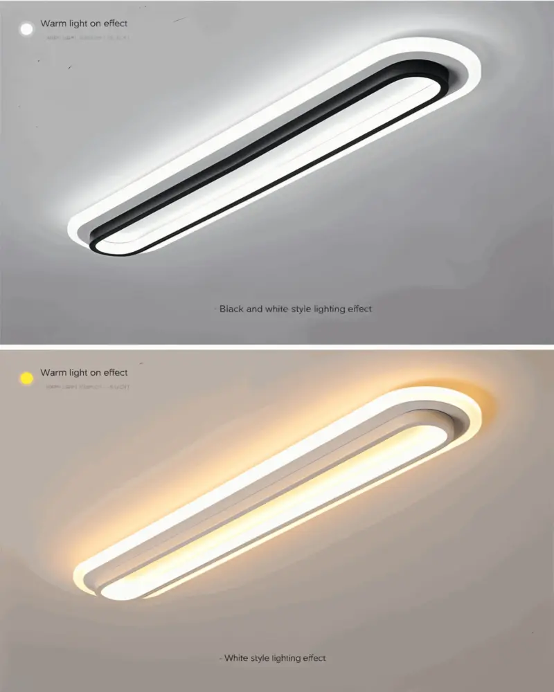 Aisle Lux Modern Oval LED Ceiling Lights Surface mounted Lights tag1
