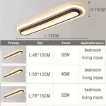 Aisle Lux Modern Oval LED Ceiling Lights Surface mounted Lights tag1