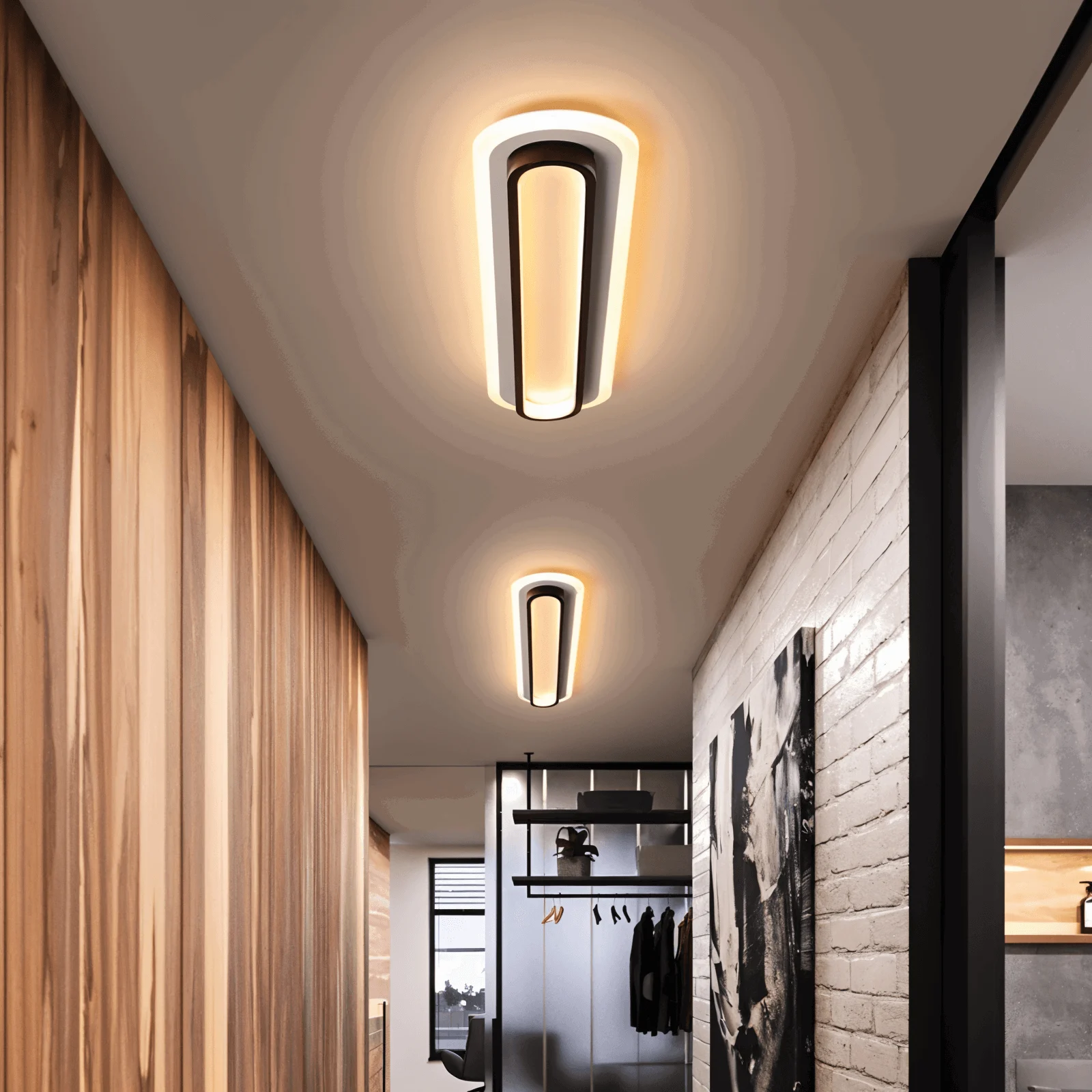 Aisle Lux Modern Oval LED Ceiling Lights - Surface-mounted Lights -  - #tag1#