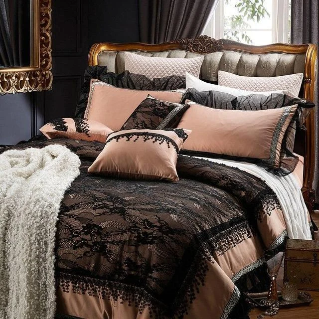 Akello - Majestic Lace Duvet Cover Set -  - #tag1#