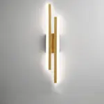 Alana Modern LED Wall Lamp Black Gold Living Bedroom Acrylic Metal tag1
