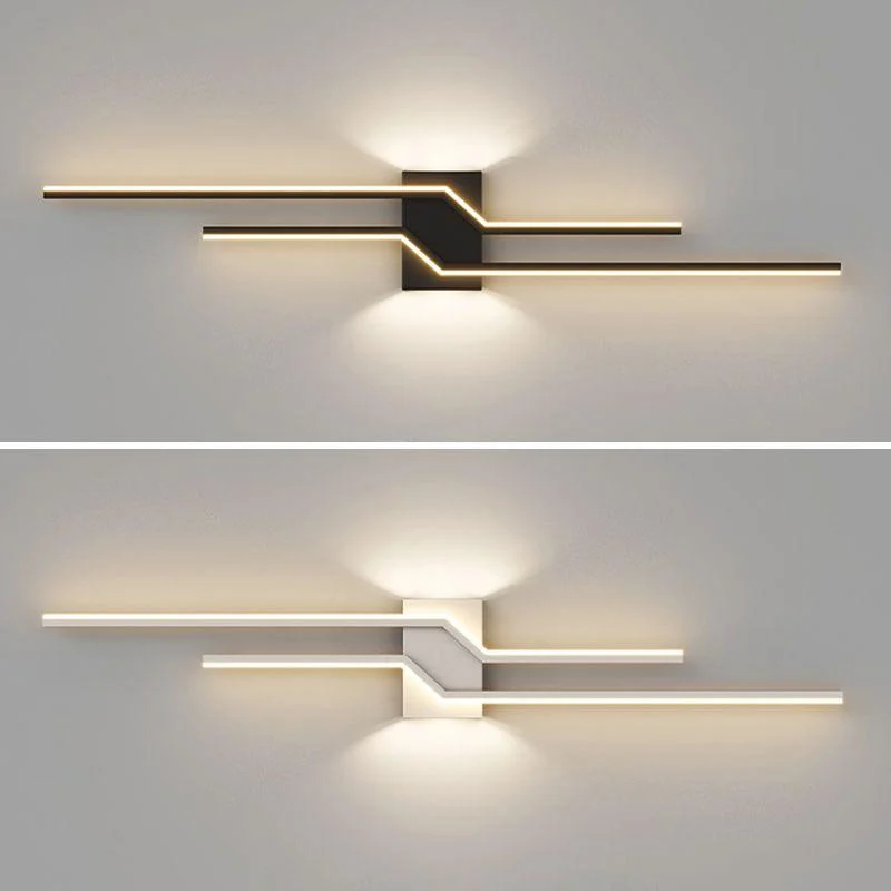 Alana Modern LED Wall Lamp - Black/White Living Room/Bedroom -  - #tag1#