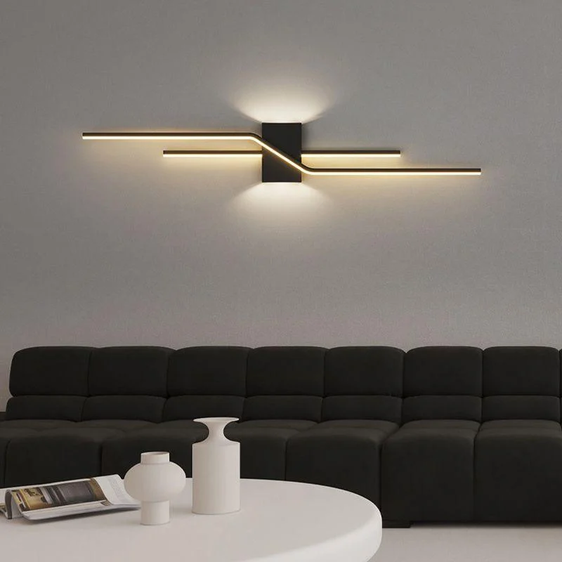 Alana Modern LED Wall Lamp - Black/White Living Room/Bedroom -  - #tag1#