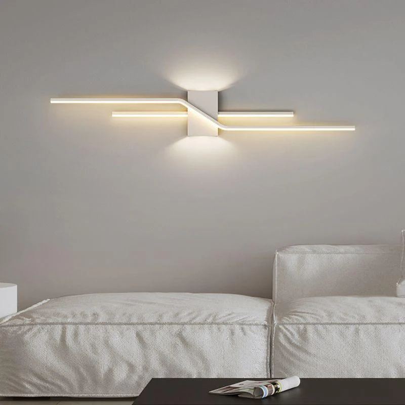 Alana Modern LED Wall Lamp - Black/White Living Room/Bedroom -  - #tag1#