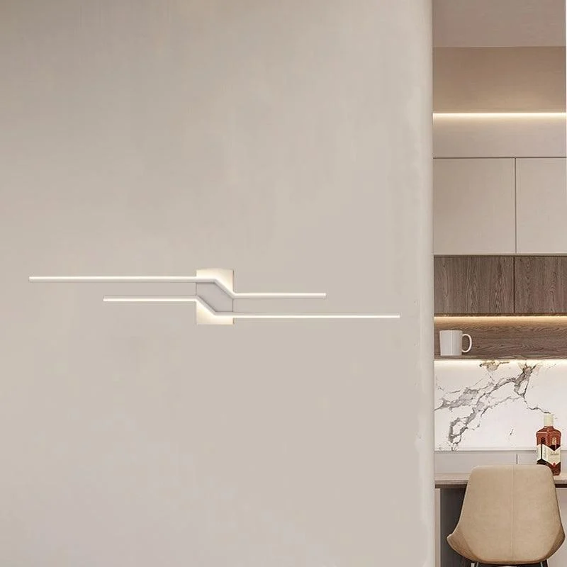 Alana Modern LED Wall Lamp - Black/White Living Room/Bedroom -  - #tag1#