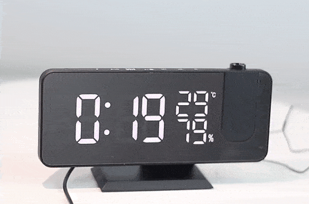 Alarm clock - LumiPro - LED Screen - USB Charger -  - #tag1#