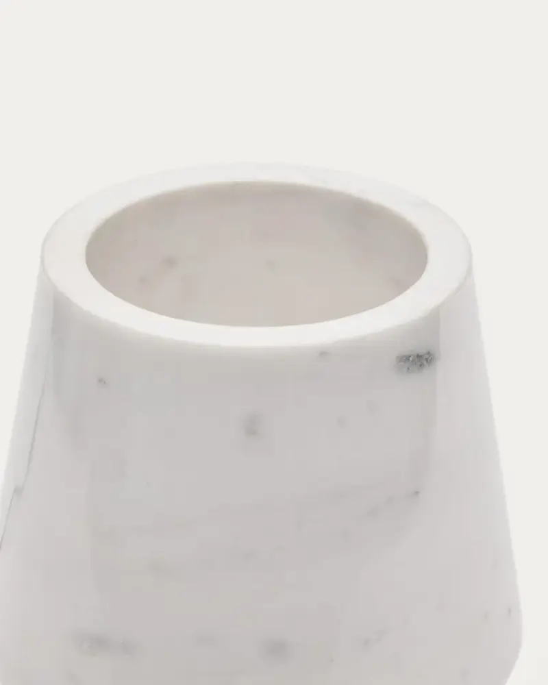 Alaro table lamp in white marble tag1