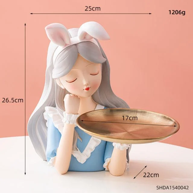 Alice Candy Tray & Vase Decor -  - #tag1#