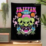 Alien Wall Hanging Tapestry tag1