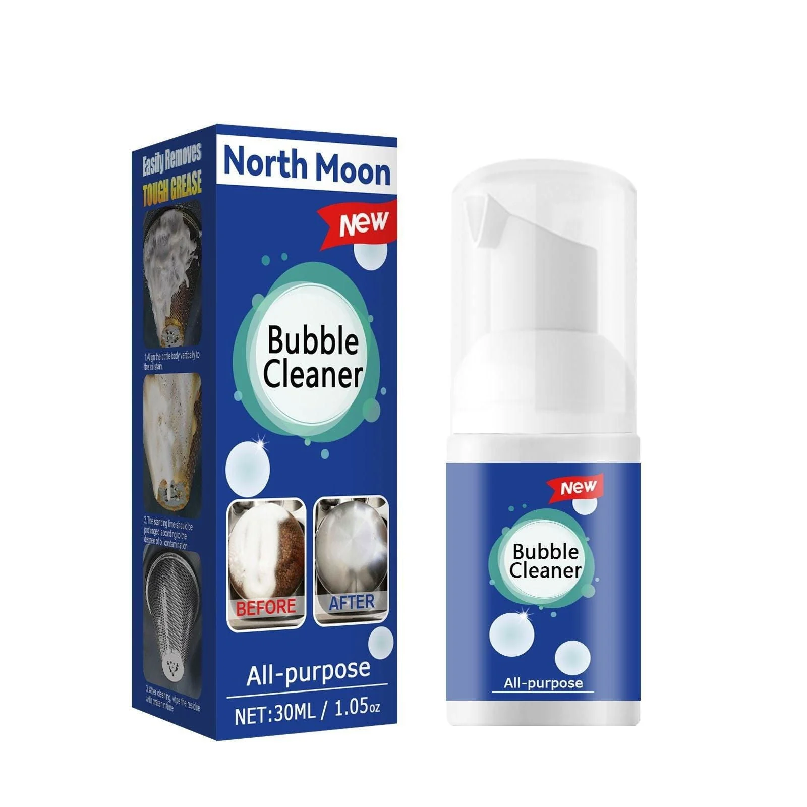 All-Purpose Rinse-Free Foaming Cleaning Spray -  - #tag1#