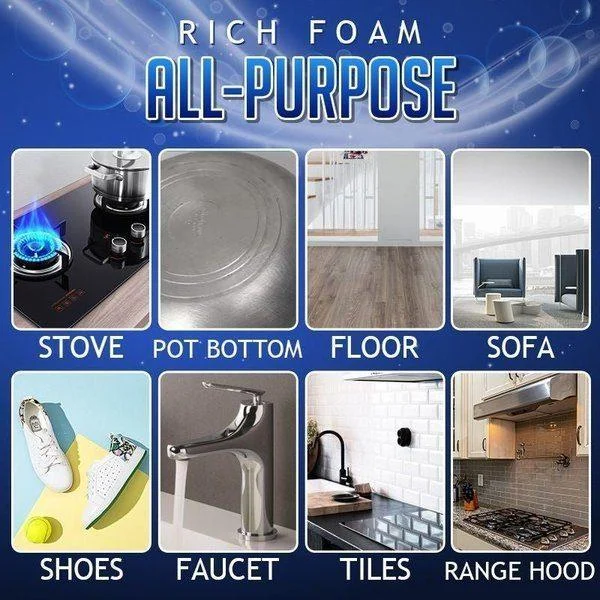All-Purpose Rinse-Free Foaming Cleaning Spray -  - #tag1#