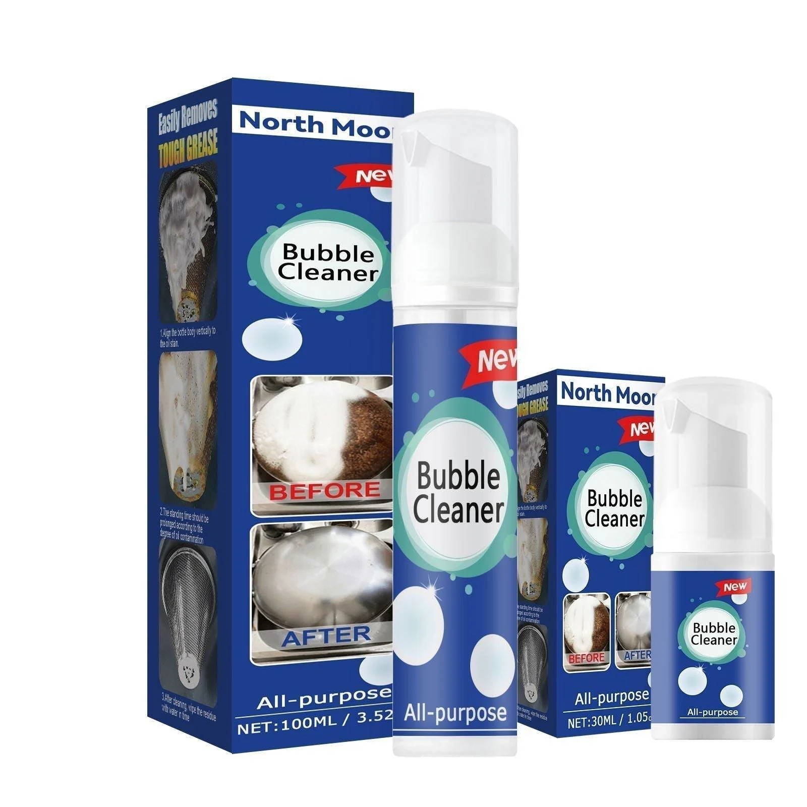 All-Purpose Rinse-Free Foaming Cleaning Spray -  - #tag1#