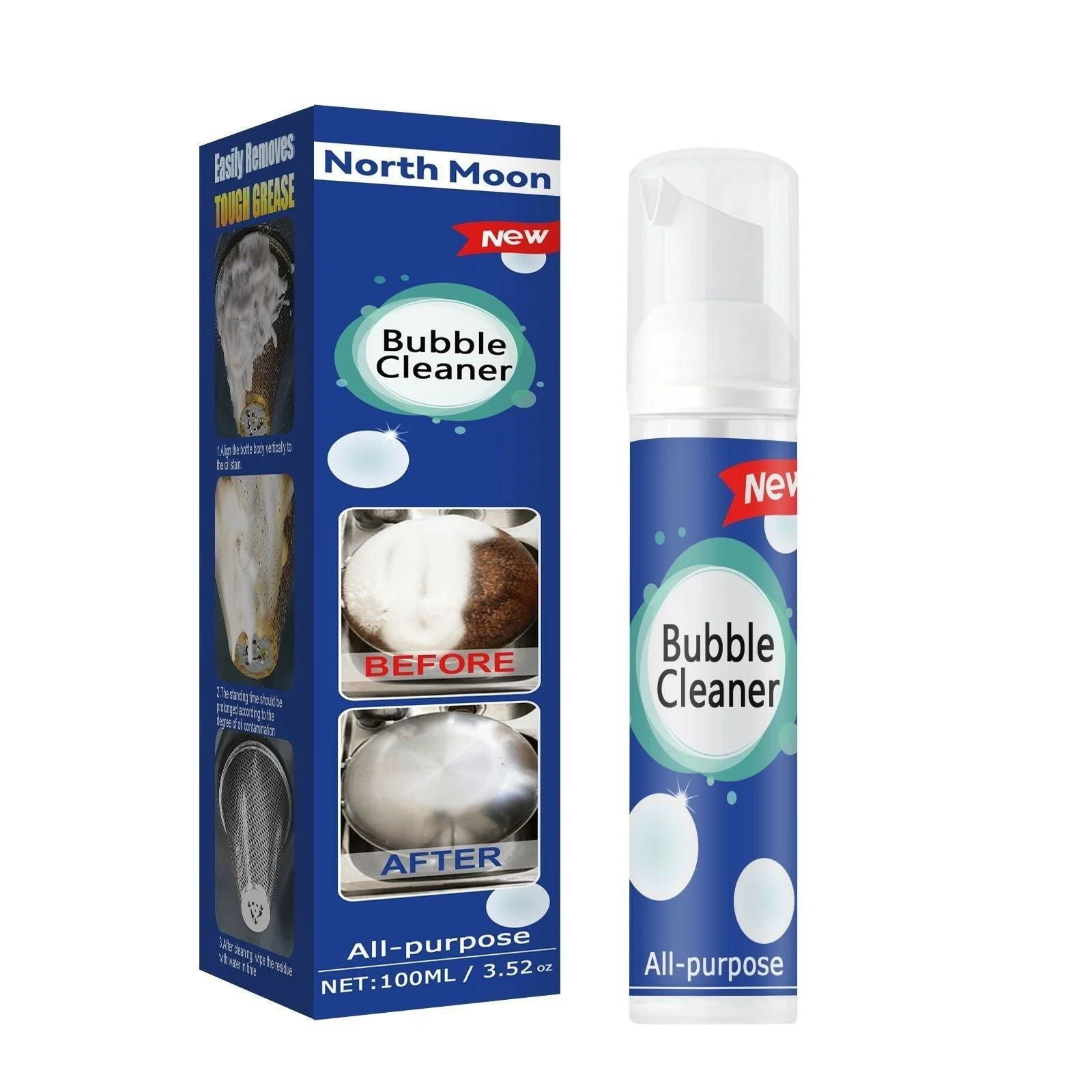 All-Purpose Rinse-Free Foaming Cleaning Spray -  - #tag1#