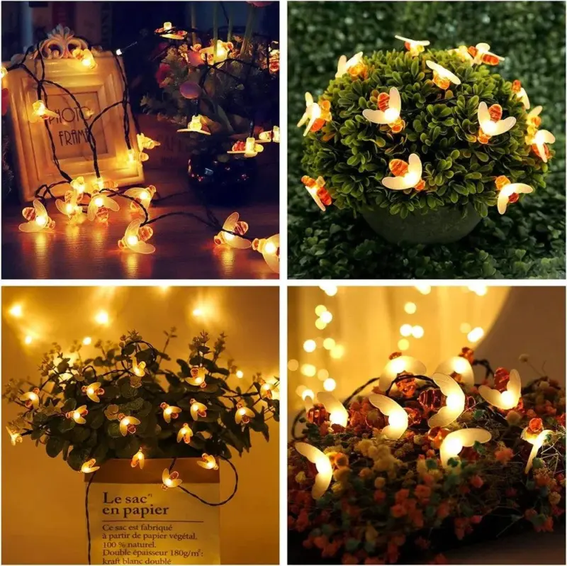AlliLit Solar String Light 20 LED Cute Bee Outdoor Wedding Garden Patio Party Christmas Tree Honeybee.jpg 56cf10a3 c6b1 461a 8597 2feaa08abf58