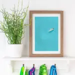 Alone Girl Minimalist Canvas Print Poster tag1