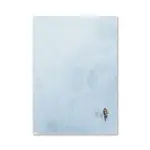 Alone Girl Minimalist Canvas Print Poster tag1