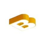 AlphabetLight Alphabet Ceiling Lamp for Children with LED Lighting tag1
