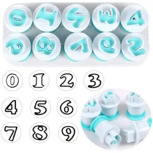 Alphabet Fondant Plunger Cutter
