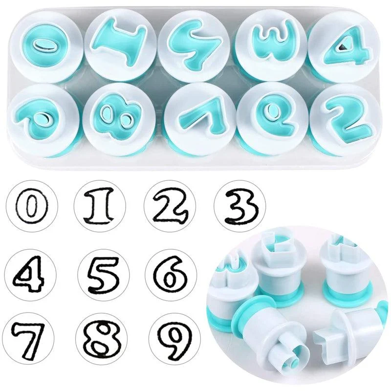 Alphabet Fondant Plunger Cutter -  - #tag1#