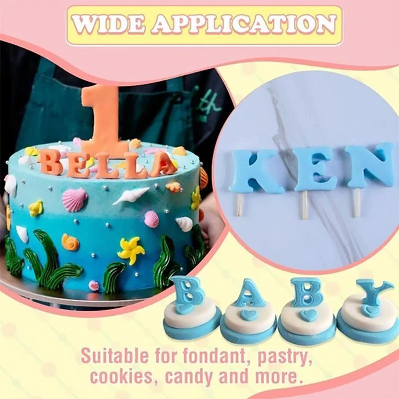 Alphabet Fondant Plunger Cutter -  - #tag1#