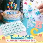 Alphabet Fondant Plunger Cutter tag1