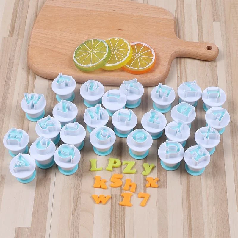 Alphabet Fondant Plunger Cutter -  - #tag1#