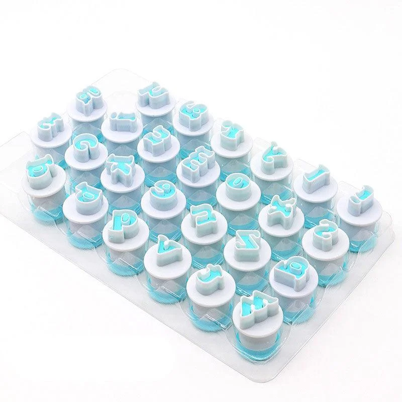 Alphabet Fondant Plunger Cutter -  - #tag1#