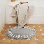 Alphabet Oval Mat tag1