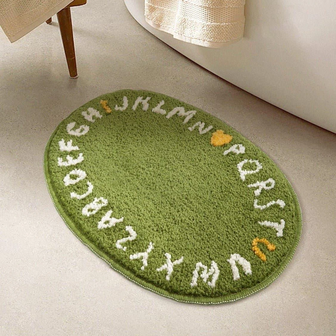 Alphabet Oval Mat -  - #tag1#