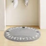 Alphabet Oval Mat tag1