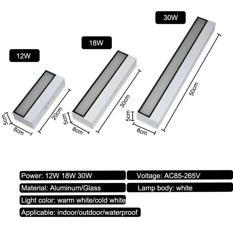 AluAura Waterproof Outdoor Wall Lamps tag1