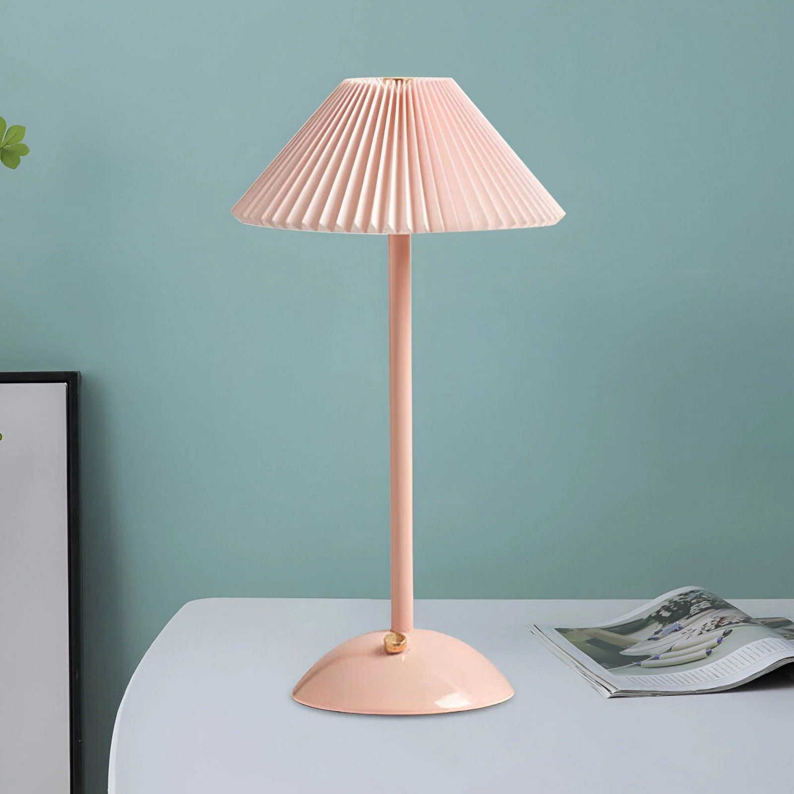 AluBrite - Aluminium LED Umbrella Lamp - Touch Dimmer & USB Rechargeable -  - #tag1#