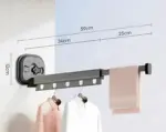 AluFlex Foldable Aluminum Clothes Drying Rack with Suction Cup Attachment tag1