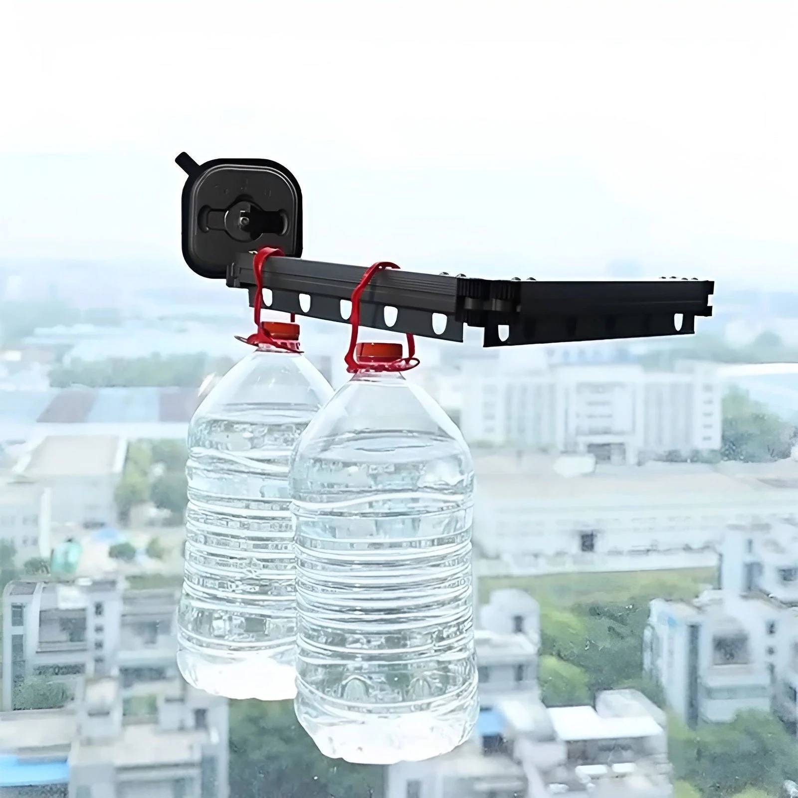 AluFlex - Foldable Aluminum Clothes Drying Rack with Suction Cup Attachment -  - #tag1#