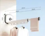 AluFlex Foldable Aluminum Clothes Drying Rack with Suction Cup Attachment tag1