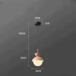 AluGlobe Modern Aluminum Macaron Ceiling Light tag1