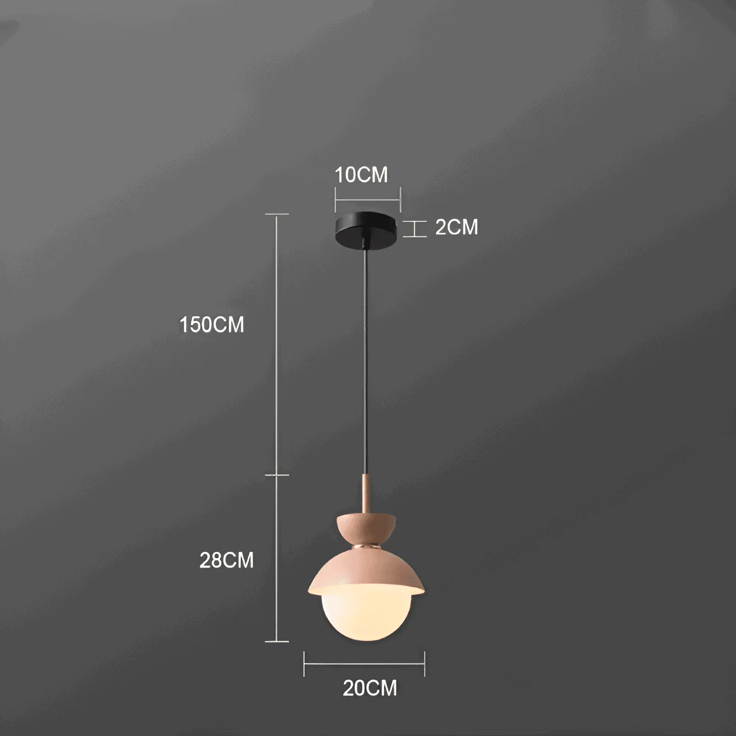 AluGlobe - Modern Aluminum Macaron Ceiling Light -  - #tag1#