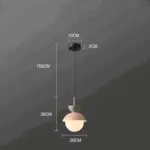 AluGlobe Modern Aluminum Macaron Ceiling Light tag1