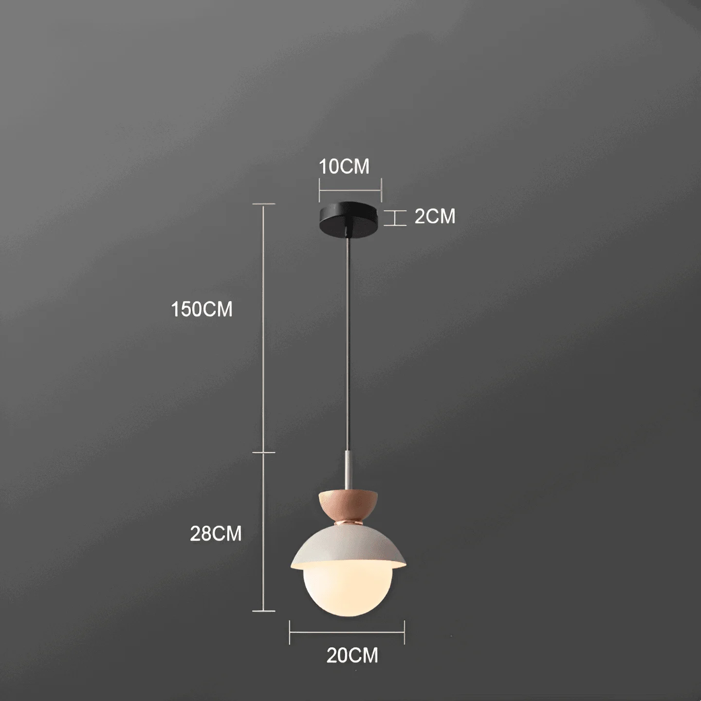 AluGlobe - Modern Aluminum Macaron Ceiling Light -  - #tag1#