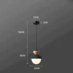 AluGlobe Modern Aluminum Macaron Ceiling Light tag1