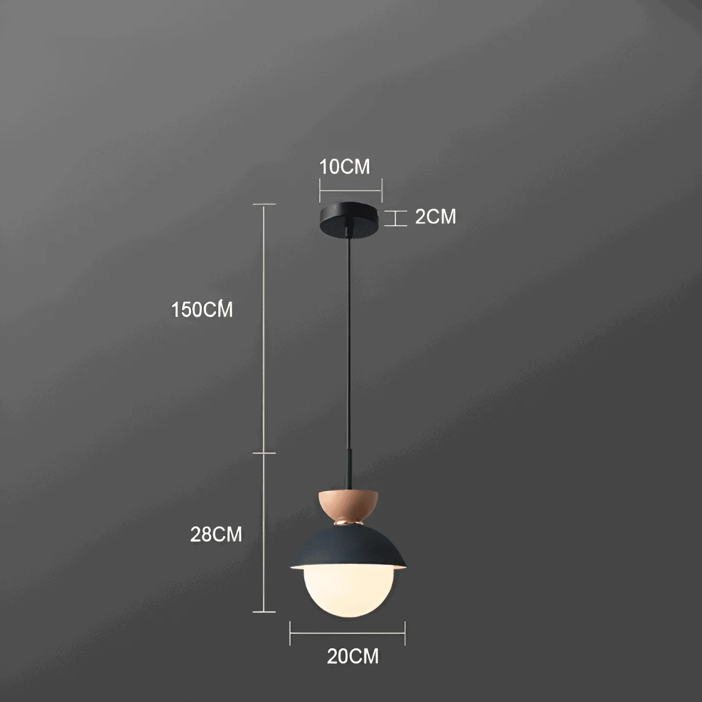 AluGlobe - Modern Aluminum Macaron Ceiling Light -  - #tag1#