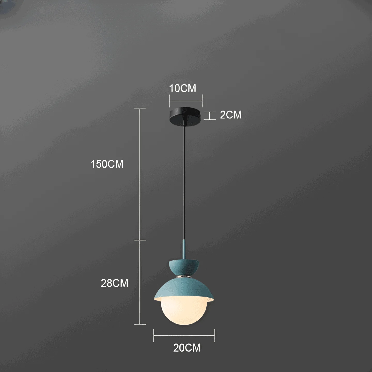 AluGlobe - Modern Aluminum Macaron Ceiling Light -  - #tag1#