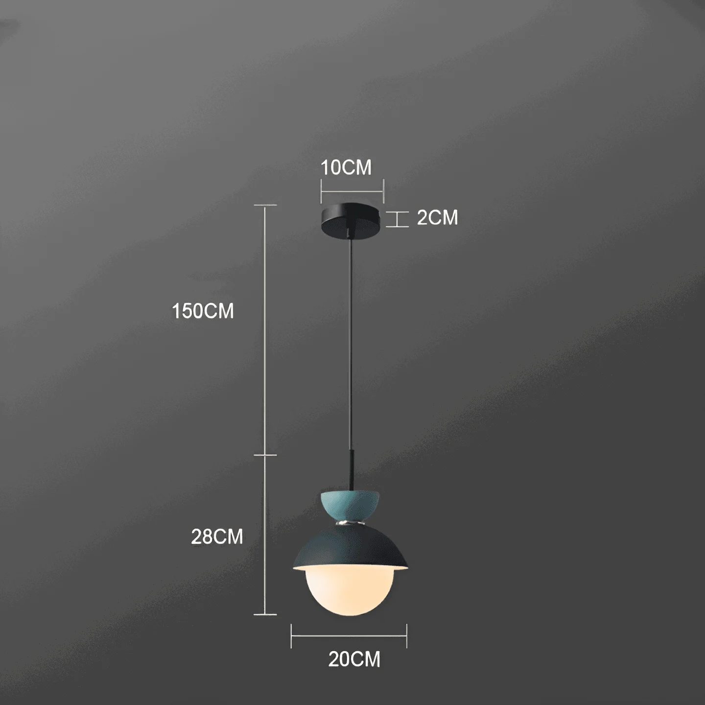 AluGlobe - Modern Aluminum Macaron Ceiling Light -  - #tag1#