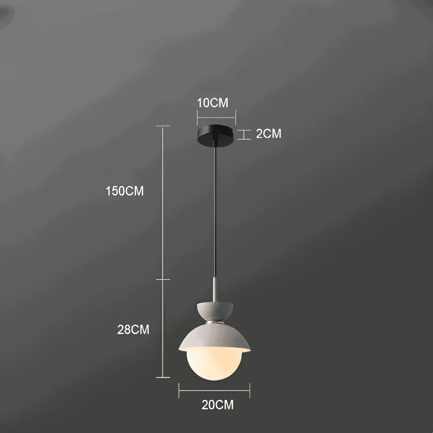 AluGlobe - Modern Aluminum Macaron Ceiling Light -  - #tag1#