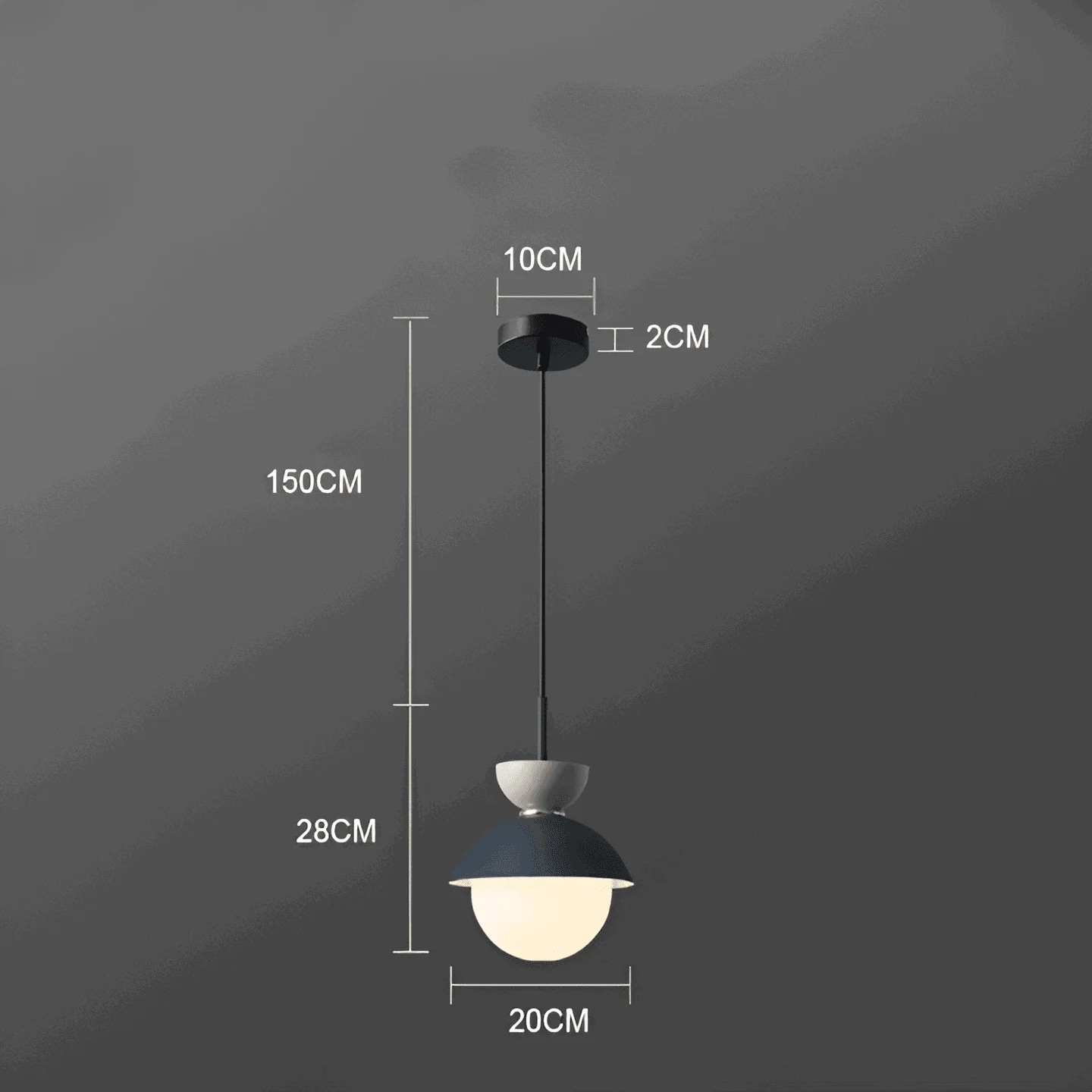 AluGlobe - Modern Aluminum Macaron Ceiling Light -  - #tag1#