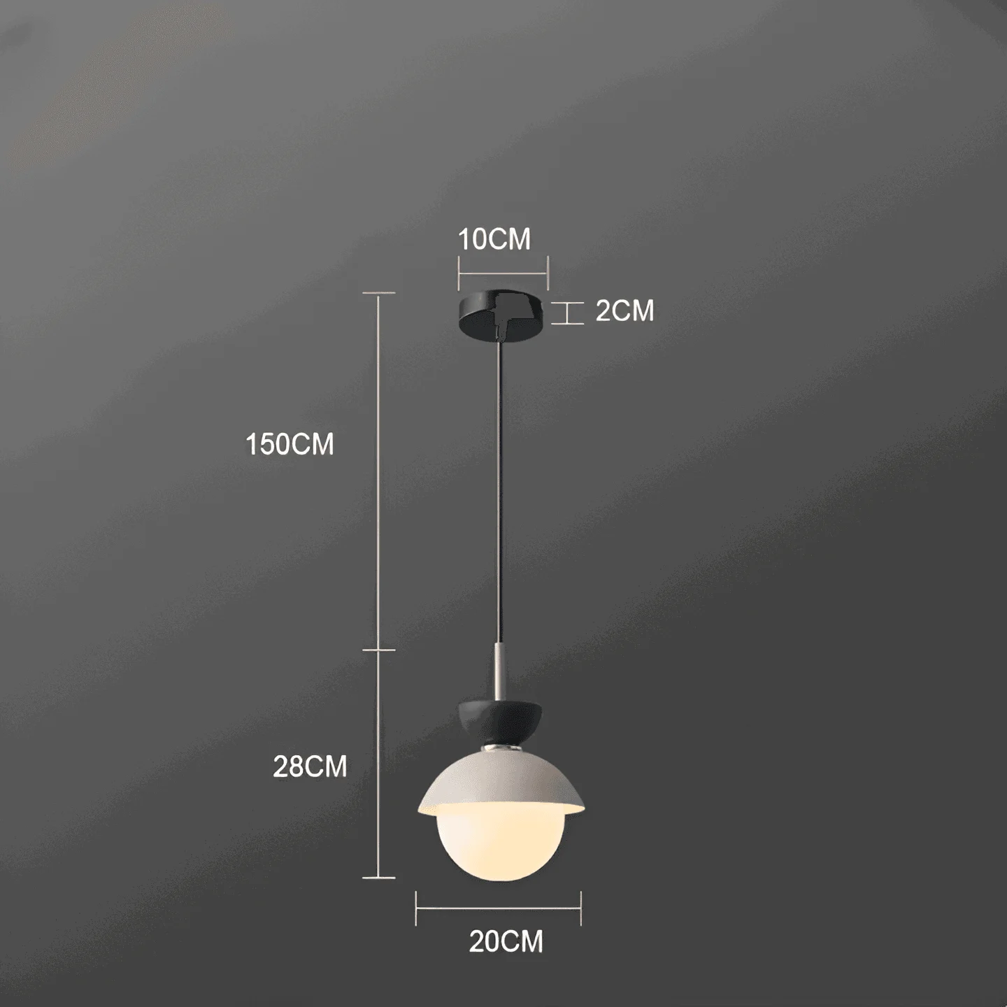 AluGlobe - Modern Aluminum Macaron Ceiling Light -  - #tag1#